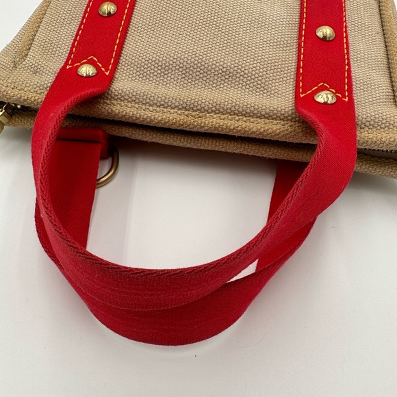 LOUIS VUITTON LV Tote Bag Antigua Cabas PM Beige Canvas - Picture 11 of 15